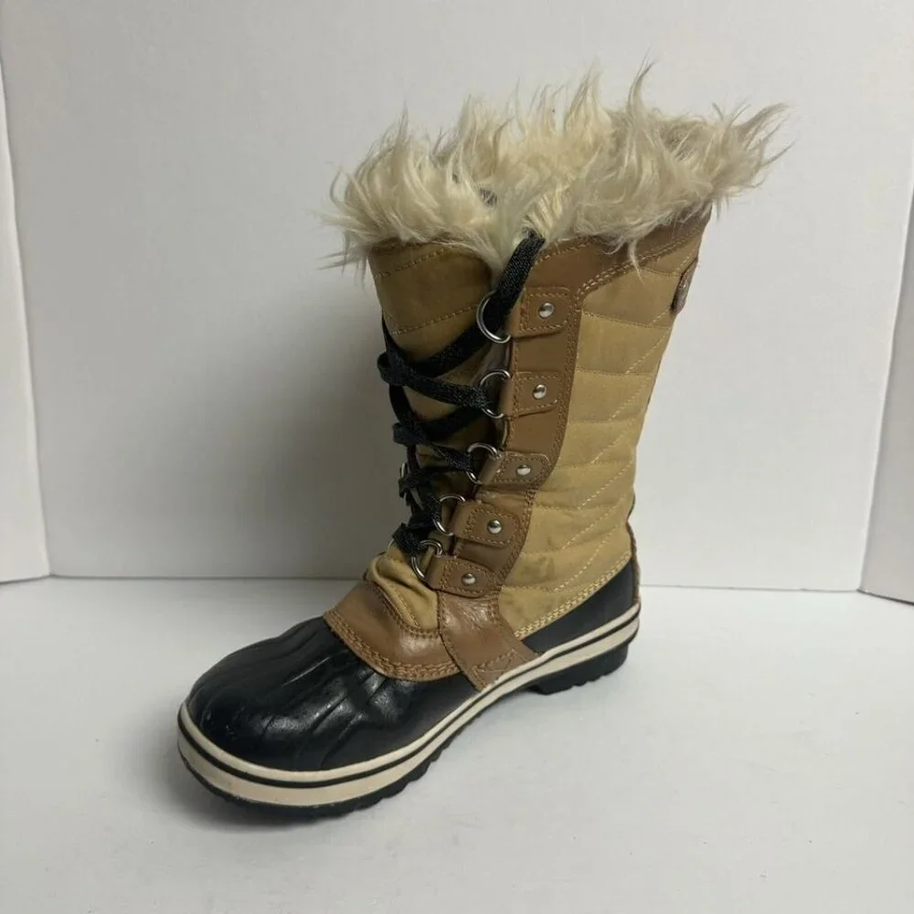 Sorel Girls Tofino II Waterproof Boot Brown Size 4 M